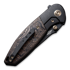 We Knife Nitro Mini, Black Titanium, Copper Foil CF Inlay WE22015-2