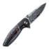 We Knife Nitro Mini, Black Titanium, Nebula Fat CF Inlay WE22015-DS1