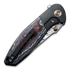 We Knife Nitro Mini, Black Titanium, Nebula Fat CF Inlay WE22015-DS1