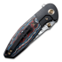 We Knife Nitro Mini, Black Titanium, Nebula Fat CF Inlay WE22015-DS1