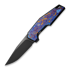 We Knife OAO, Black Ti/Timascus, Black SW/Brushed WE23001-4