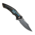 We Knife Orpheus Damasteel, Bronze/Black Ti, Arctic Storm Fat CF WE23009-DS1