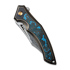 We Knife Orpheus Damasteel, Bronze/Black Ti, Arctic Storm Fat CF WE23009-DS1
