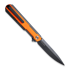 Складной нож We Knife Peer, black TI/orange G10 2015B