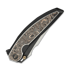 We Knife Quinseris, Black Ti/Copper Foil CF, Satin/Black SW WE23093-1