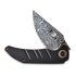 We Knife Riff-Raff, Bronze/Black Titanium, Damasteel WE22020B-DS1