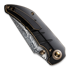 We Knife Riff-Raff, Bronze/Black Titanium, Damasteel WE22020B-DS1