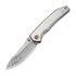 We Knife Ryson Damasteel sulankstomas peilis, Gray Titanium WE24086-DS1