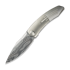 We Knife Sine Wave Damasteel, Polished BB/Satin Ti WE23069B-DS1