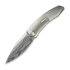 We Knife Sine Wave Damasteel, Polished BB/Satin Ti WE23069B-DS1