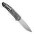 We Knife Smooth Sentinel Aluminum Foil CF Inlay kääntöveitsi WE20043-5