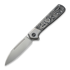 We Knife Soothsayer Aluminum Foil Carbon 折叠刀, Bead Blasted WE20050-3