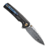 We Knife Subjugator Hakkapella Damasteel kääntöveitsi WE21014C-DS1
