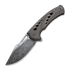 We Knife Swiftfin Damasteel, Tiger Stripe Flamed Ti WE23051-DS1