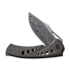 We Knife Swiftfin Damasteel, Tiger Stripe Flamed Ti WE23051-DS1
