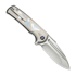 We Knife Sylox sulankstomas peilis, Gray Ti/Mother Of Pearl, Satin WE24027-4