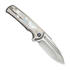 Coltello pieghevole We Knife Sylox, Gray Ti/Mother Of Pearl, Satin WE24027-4