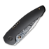 We Knife Trogon Damascus, Black Titanium WE22002B-DS1