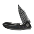 We Knife Varg Damascus Taschenmesser, Polished Gray Titanium & Multicolor CF WE25074-DS1
