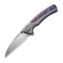 We Knife Ziffius, Gray/Flamed Titanium, Satin WE22024D-4