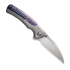 We Knife Ziffius, Gray/Flamed Titanium, Satin WE22024D-4