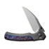 We Knife Ziffius, Gray/Flamed Titanium, Satin WE22024D-4