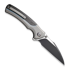 We Knife Ziffius, Gray Titanium/Twill CF, Black SW/Satin WE22024A-1