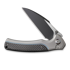 We Knife Ziffius, Gray Titanium/Twill CF, Black SW/Satin WE22024A-1