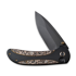 We Knife Zizzit, Black Ti/Copper Foil CF, Black Stonewash WE23031-1