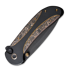 We Knife Zizzit, Black Ti/Copper Foil CF, Black Stonewash WE23031-1