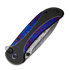 We Knife Zizzit Damasteel, Black Titanium/Timascus WE23031-DS1
