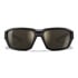 Wiley X Alpine Matte Black and Tan Frame with CAPTIVATE™ Polarized Tungsten Mirror Lense