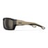 Wiley X Alpine Matte Black and Tan Frame with CAPTIVATE™ Polarized Tungsten Mirror Lense