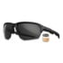 Wiley X Jakl - Grey/Clear/Light Rust - Matte Black Frame