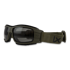 Wiley X Lynx Goggle Grey And Clear Lens Frame OD GREEN
