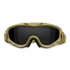 Wiley X Spear Tan Frame, Smoke Grey/Clear/Light Rust