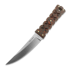 Williams Blade Design SZK E01 Shobu Zukuri Kaiken 4.5 MagnaCut knife, Lava Flow Carbon