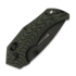 Willumsen Red E Two-Tone Acid OD/Black folding knife
