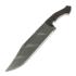 Couteau Work Tuff Gear Blackout Apocalypto, Tiger Stripe, black G10, red liner