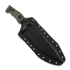 Work Tuff Gear Evil-L knife, satin, jungle camo G10 with orange liner