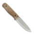 Work Tuff Gear Forester Gen 3 K329 刀, scandi, two tone satin, canvas micarta, black kydex