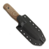 Work Tuff Gear Forester Gen 3 K329 刀, scandi, two tone satin, canvas micarta, black kydex