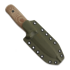 Work Tuff Gear Forester Gen 3 K329 puukko, scandi, two tone satin, canvas micarta, olive drab kydex