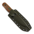 Work Tuff Gear Forester Scandi kniv, green orange