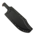 Work Tuff Gear Hellion knife, tumbled, black G10 with red liner