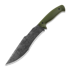 Work Tuff Gear Lanzeta peilis, no choil, apo wash, od green, black sheath