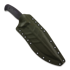 Work Tuff Gear Lanzeta peilis, no choil, dark wash, purple camo, od sheath