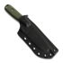 Work Tuff Gear Lynx Rugged Satin puukko, olive drab green with orange liner