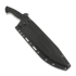 Work Tuff Gear Mad Dog veitsi, hand rub APO, black smooth G10