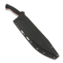 Work Tuff Gear Mad Dog veitsi, satin, black textured G10, red liner